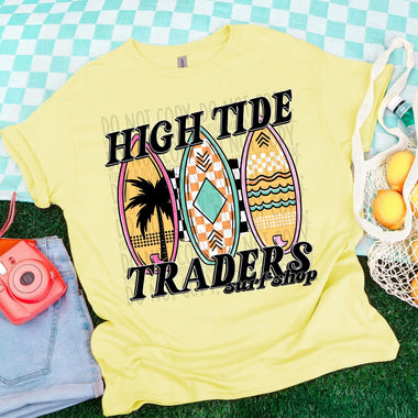 High Tide Traders Surf Shop DTF Transfer