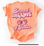 Spread the Love of Jesus DTF Transfer