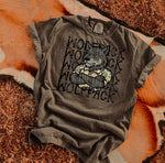 Wolfpack Camo Stacked Mascot DTF Transfer