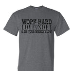 Work Hard, Love Soft DTF Transfer