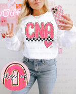 CNA in Pink DTF Transfer