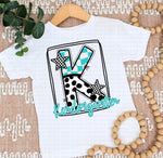 Kindergarten in Blue/Black DTF Transfer (ECH)