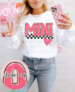 Mini in Pink DTF Transfer