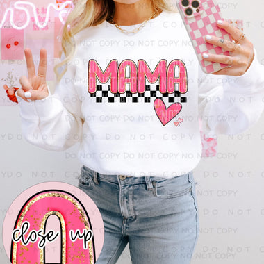 Mama in Pink DTF Transfer