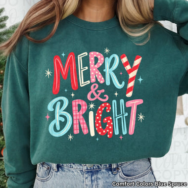 Merry & Bright DTF Transfer (UAC-OD)