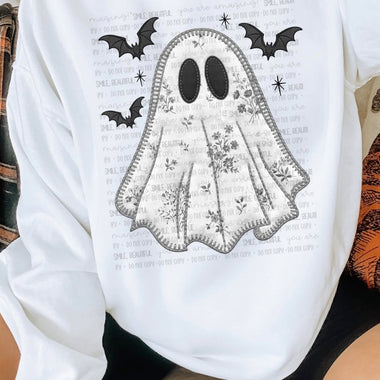 Floral Ghost DTF Transfer (Carter &Co) l