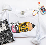Second Grade Girl Pencil DTF Transfer (SDD)