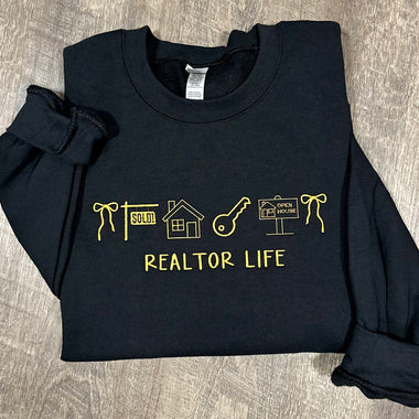 Realtor Life Wholesale Embroidered Sweatshirt