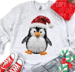 Faux Yarn Penguin DTF Transfer (SBBD)