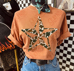 Camo Star DTF Transfer (KD)