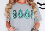 Turquoise Boo DTF Transfer