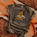 Mustangs Camo Stacked Mascot DTF Transfer