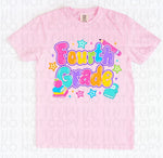 Colorful Star Grade Level DTF Transfer (UAC)