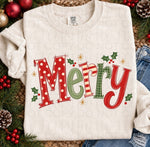 Whimsical Merry DTF Transfer (UAC-SD)