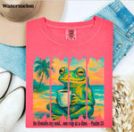 He Restores My Soul One Cup at a Time DTF Transfer