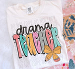 Drama Teacher Pencil Doodle DTF Transfer (SWD)