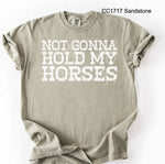 Not Gonna Hold My Horses DTF Transfer