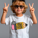 Kindergarten Boy Pencil DTF Transfer (SDD)