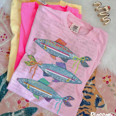 Denim Fish DTF Transfer (C&Co)