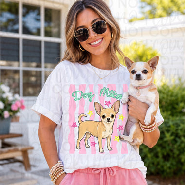 Chihuahua Dog Mom DTF Transfer (UAC)