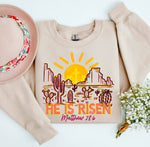 He is Risen Desert Scene DTF Transfer
