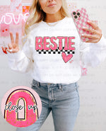 Bestie in Pink DTF Transfer