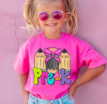 Colorful Pre K Pencils Girl DTF Transfer (SDD)