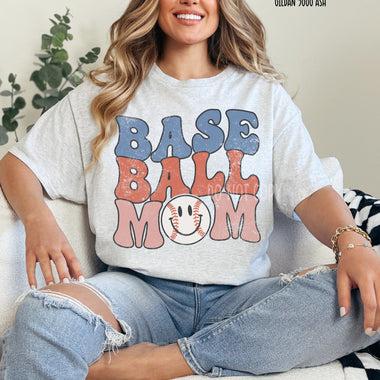 Baseball Mom Screen Print High Heat Transfer T98