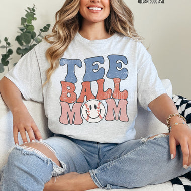 Tee Ball Mom Screen Print High Heat Transfer Q23