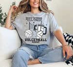 Stressed Volleyball Mama Screen Print Transfer V62