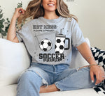 Stressed Soccer Mama Screen Print Transfer Q85