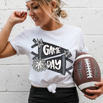 Game Day Cheer Black DTF Transfer (CS)