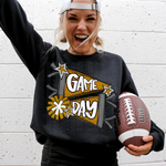 Game Day Cheer Gold DTF Transfer (CS)