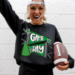 Game Day Cheer Green DTF Transfer (CS)