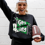 Game Day Color Guard Green DTF Transfer (CS)