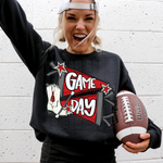 Game Day Color Guard Red DTF Transfer (CS)