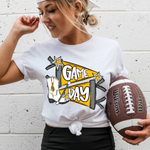 Game Day Color Guard Yellow DTF Transfer (CS)
