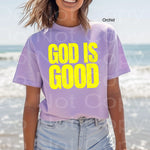 God is Good NEON YELLOW Single Color Screen T6