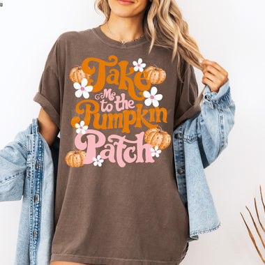 Take me to the Pumpkin Patch Screen Print Transfer R103