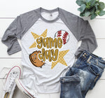 Gameday Baseball Vegas Gold DTF Transfer
