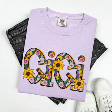 Sunflower Gigi DTF Transfer