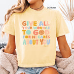 Give All Your Worries to God DTF Transfer