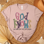 God Knows DTF Transfer (SDD)