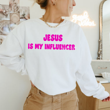 Jesus is my Influencer Screen Print Transfer Y7