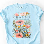 Gramma Poppy Flowers DTF Transfer
