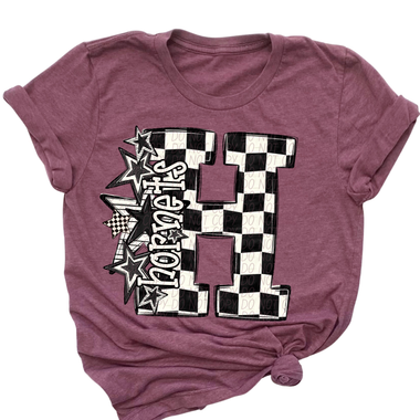 Hornets Big Check Mascot DTF Transfer (CS)