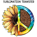 Sunflower Peace Sublimation Transfer