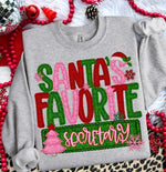 Santa’s Favorite Secretary DTF Transfer (S&G)