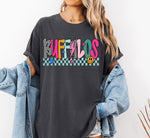 Buffalos Mix Print Preppy Mascot DTF Transfer