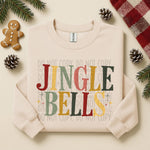 Muted Colorful Jingle Bells DTF Transfer (SWD)
